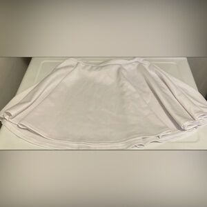 White A-Line Mini Skirt for Casual Wear